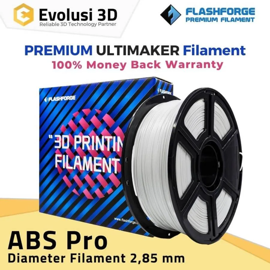ABS_Pro_1Kg_ 2.85mm_Ultimaker_Black_evolusi3d_01 ABS Pro 1Kg 2.85mm Ultimaker Black