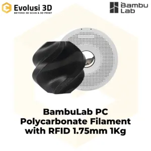 BambuLab PC Polycarbonate Filament with RFID 1.75mm 1Kg
